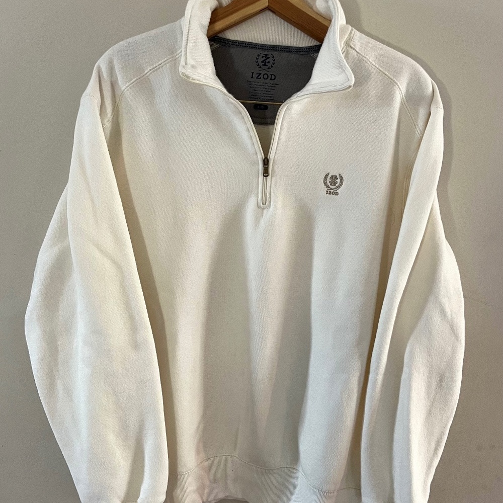 IZOD collared sweatshirt 1/4 zip